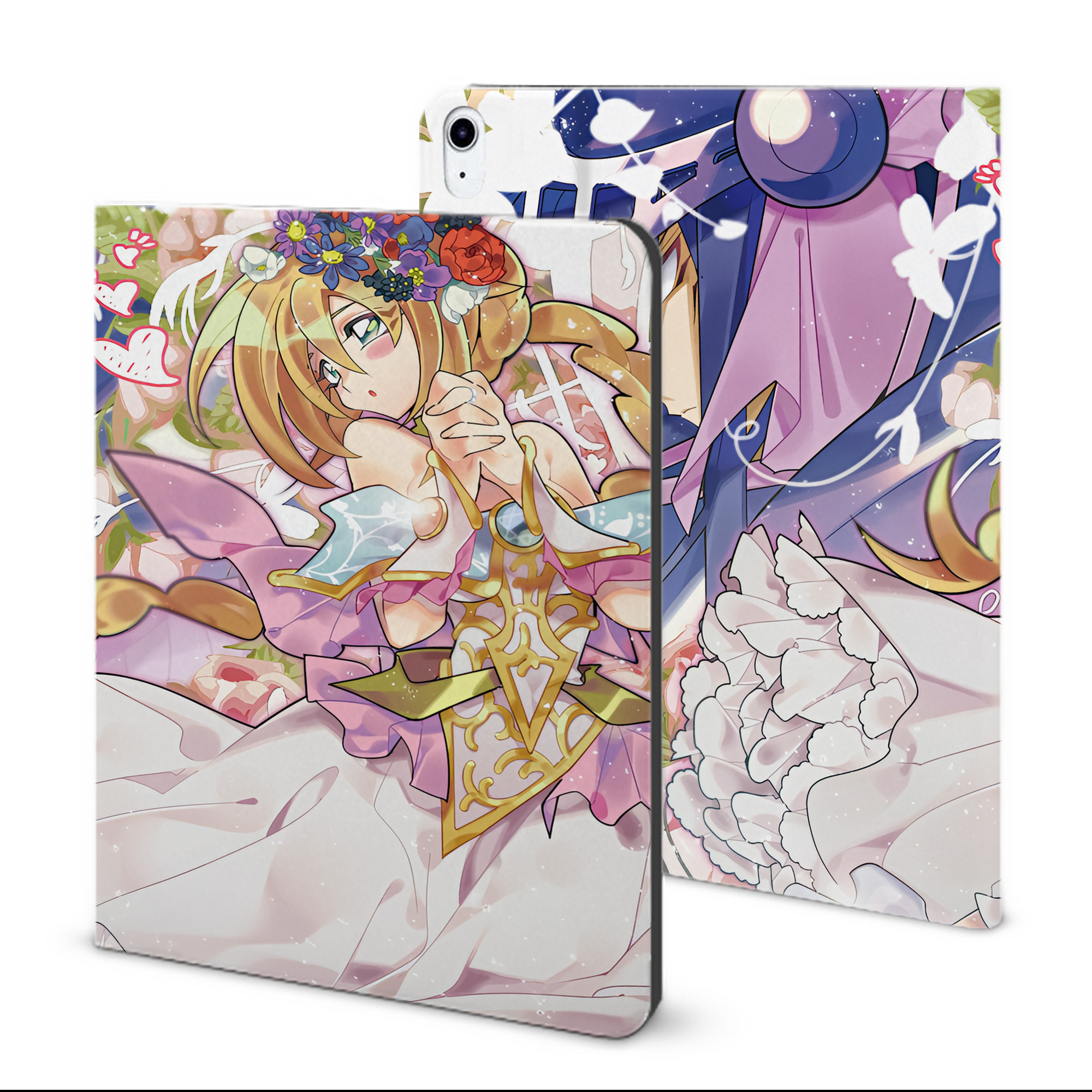 （画像用） 遊☆戯☆王 Yu-Gi-Oh! IPad ケース ブック型 PUレザー TPU 耐衝撃 軽量 薄型 ペン収納なし 全面保護 IPad 各モデル対応